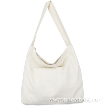 2022 Wholesale New Fashion Canvas Messenger Bag Custom Logo Printed Student Cheaper Crossbody Bags Shopping Bags